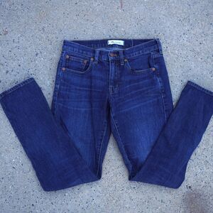 Madewell The Slim Boyfriend Jeans Dark Wash Stretch Denim Women’s Size 24 J8394